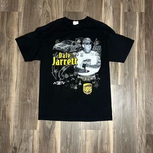Vintage Dale Jarrett Chase Authentics Ford Racing T-Shirt NASCAR L Large 88 UPS